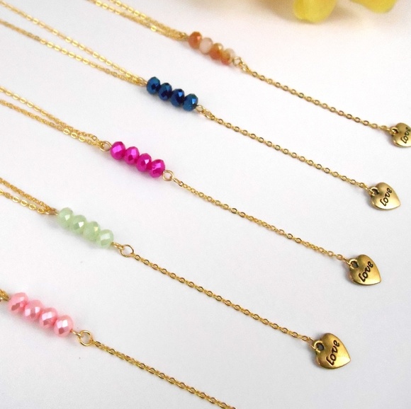 New Beaded Lariat Necklace - Picture 4 of 8